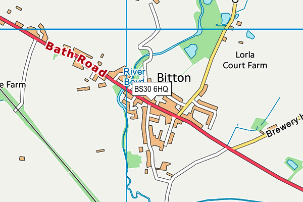 BS30 6HQ map - OS VectorMap District (Ordnance Survey)