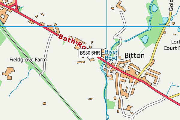 BS30 6HR map - OS VectorMap District (Ordnance Survey)