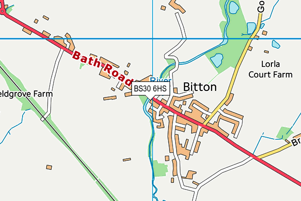 BS30 6HS map - OS VectorMap District (Ordnance Survey)