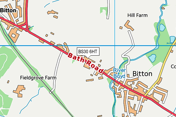 BS30 6HT map - OS VectorMap District (Ordnance Survey)
