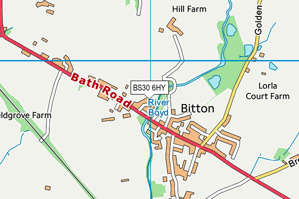 BS30 6HY map - OS VectorMap District (Ordnance Survey)