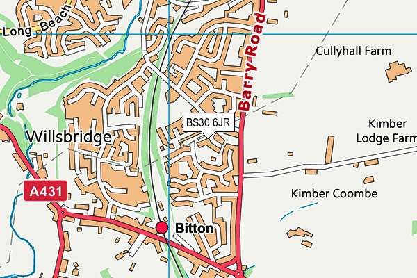 BS30 6JR map - OS VectorMap District (Ordnance Survey)