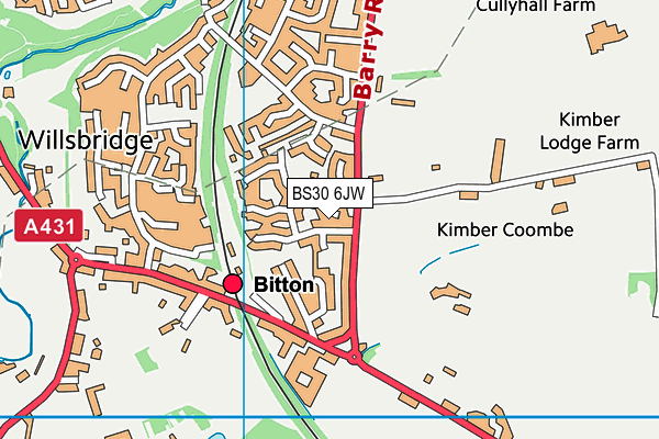 BS30 6JW map - OS VectorMap District (Ordnance Survey)