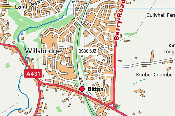 BS30 6JZ map - OS VectorMap District (Ordnance Survey)