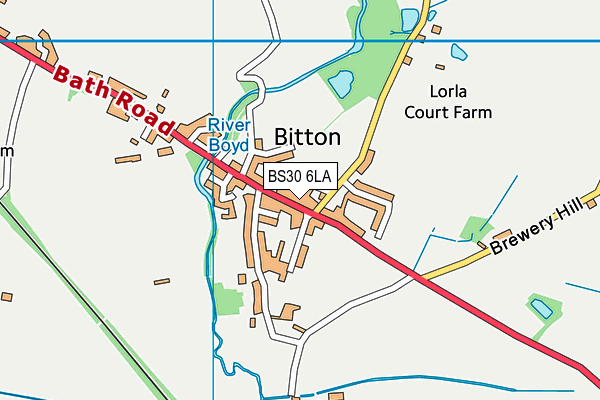 BS30 6LA map - OS VectorMap District (Ordnance Survey)