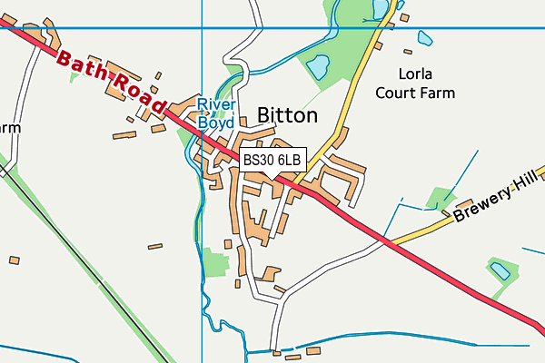 BS30 6LB map - OS VectorMap District (Ordnance Survey)