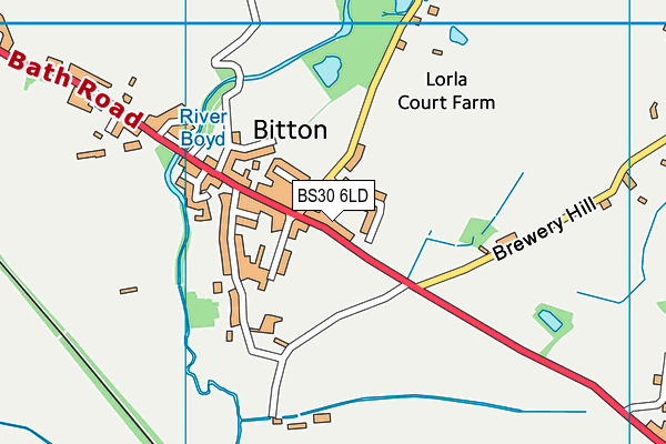 BS30 6LD map - OS VectorMap District (Ordnance Survey)