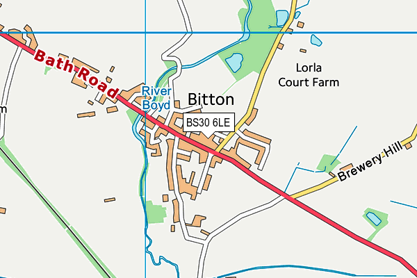 BS30 6LE map - OS VectorMap District (Ordnance Survey)