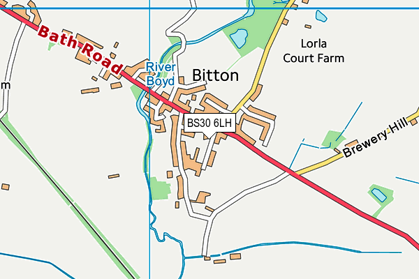 BS30 6LH map - OS VectorMap District (Ordnance Survey)