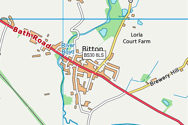 BS30 6LS map - OS VectorMap District (Ordnance Survey)