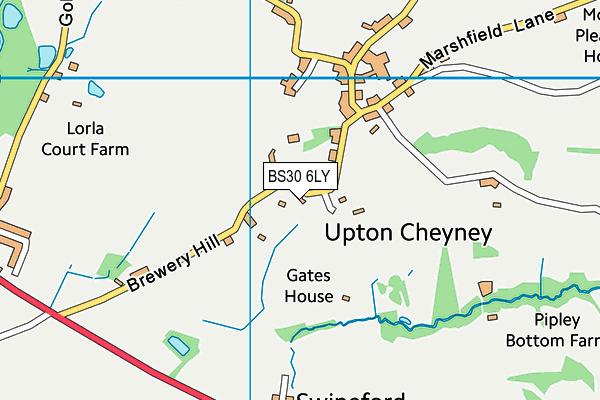 BS30 6LY map - OS VectorMap District (Ordnance Survey)