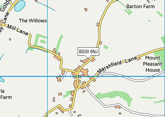 BS30 6NJ map - OS VectorMap District (Ordnance Survey)