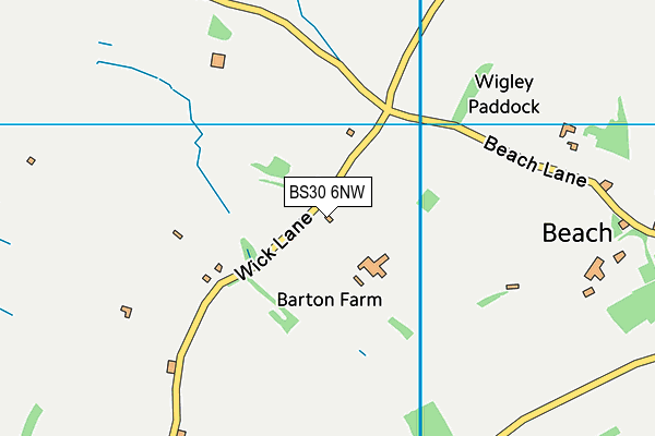 BS30 6NW map - OS VectorMap District (Ordnance Survey)