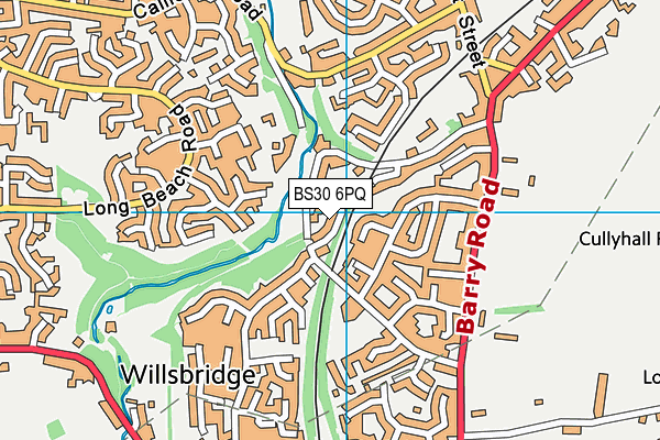 BS30 6PQ map - OS VectorMap District (Ordnance Survey)