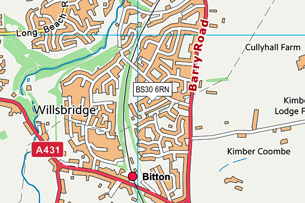 BS30 6RN map - OS VectorMap District (Ordnance Survey)