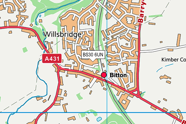 BS30 6UN map - OS VectorMap District (Ordnance Survey)