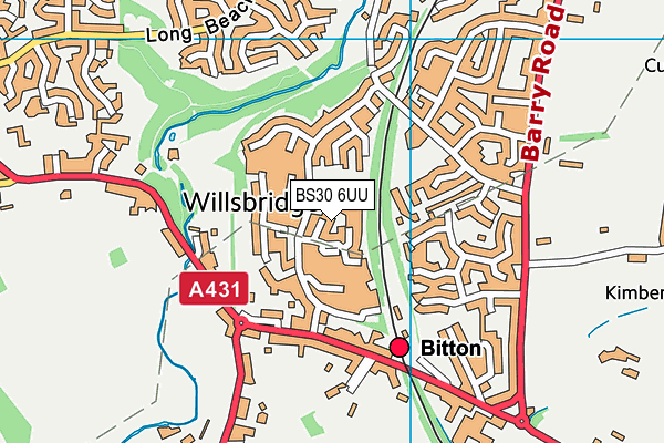 BS30 6UU map - OS VectorMap District (Ordnance Survey)