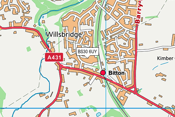 BS30 6UY map - OS VectorMap District (Ordnance Survey)