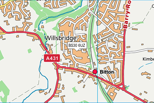 BS30 6UZ map - OS VectorMap District (Ordnance Survey)