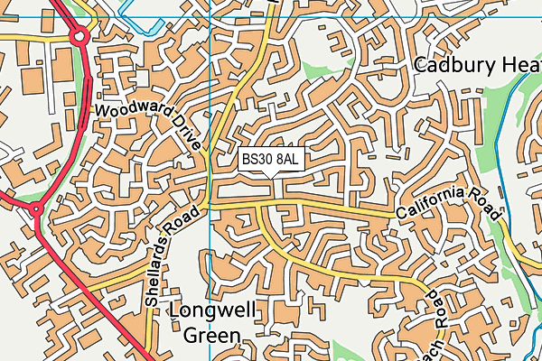 BS30 8AL map - OS VectorMap District (Ordnance Survey)