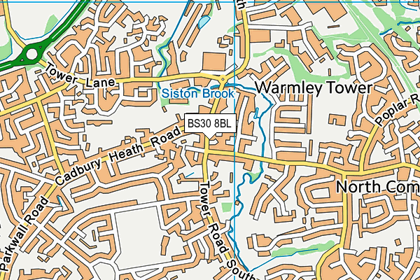 BS30 8BL map - OS VectorMap District (Ordnance Survey)