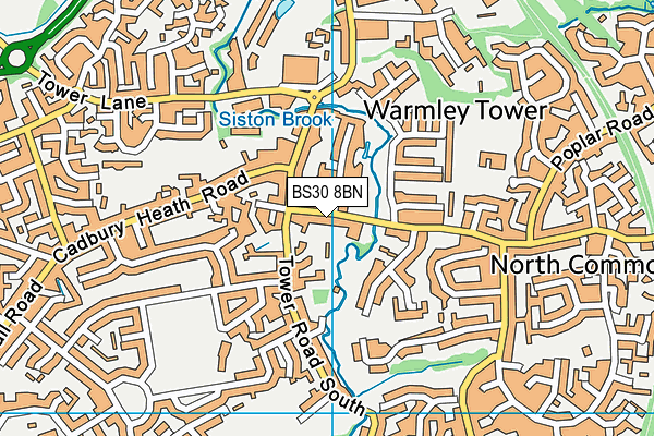 BS30 8BN map - OS VectorMap District (Ordnance Survey)