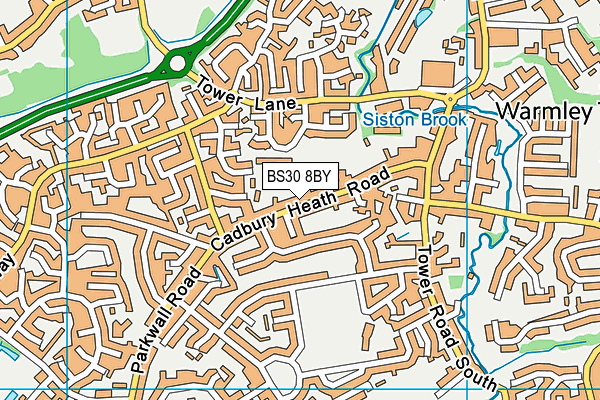 BS30 8BY map - OS VectorMap District (Ordnance Survey)