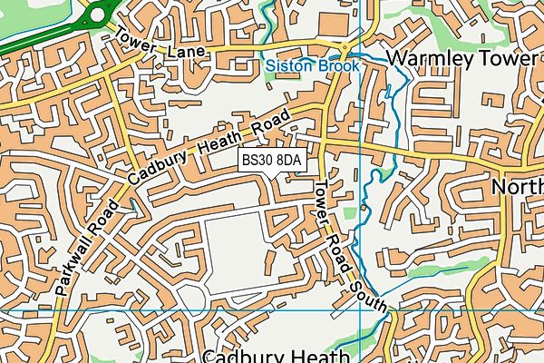 BS30 8DA map - OS VectorMap District (Ordnance Survey)