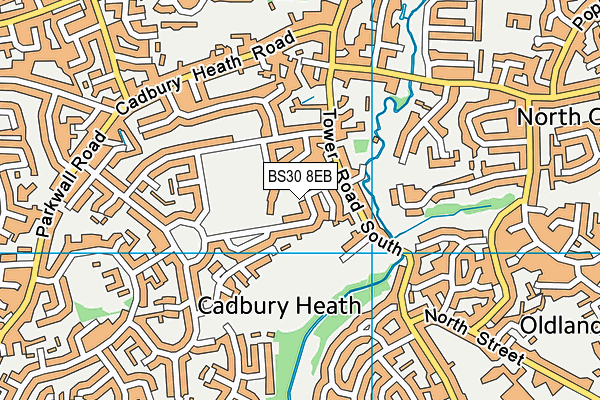 BS30 8EB map - OS VectorMap District (Ordnance Survey)