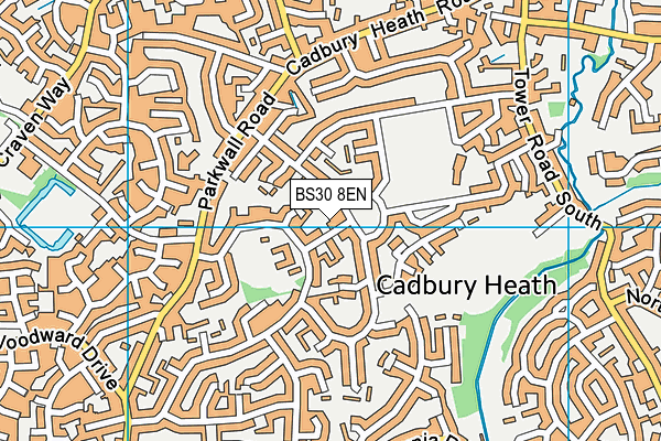 BS30 8EN map - OS VectorMap District (Ordnance Survey)