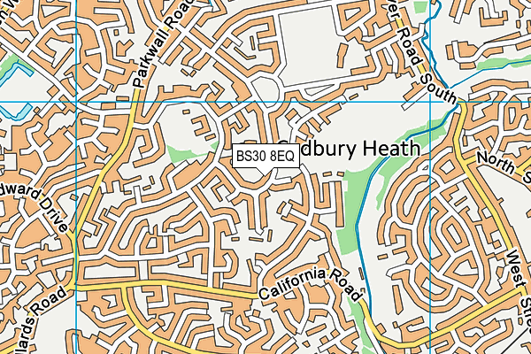 BS30 8EQ map - OS VectorMap District (Ordnance Survey)