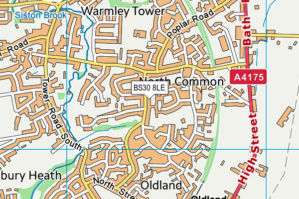 BS30 8LE map - OS VectorMap District (Ordnance Survey)
