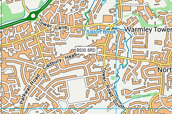 BS30 8RD map - OS VectorMap District (Ordnance Survey)