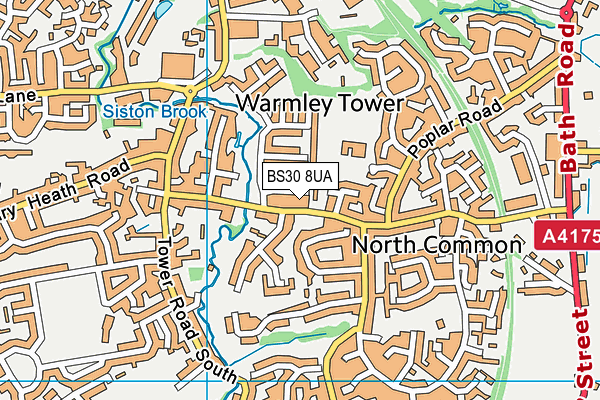 BS30 8UA map - OS VectorMap District (Ordnance Survey)