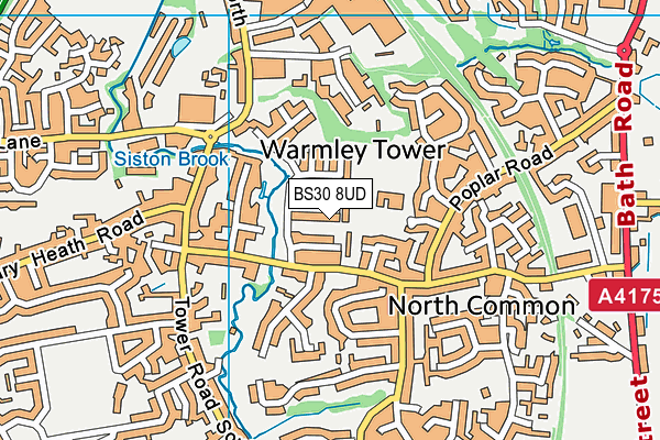 BS30 8UD map - OS VectorMap District (Ordnance Survey)