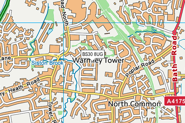 BS30 8UG map - OS VectorMap District (Ordnance Survey)