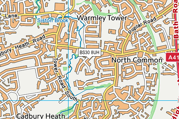 BS30 8UH map - OS VectorMap District (Ordnance Survey)