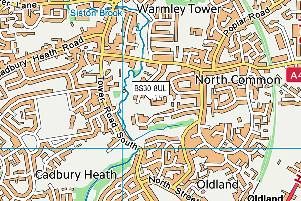 BS30 8UL map - OS VectorMap District (Ordnance Survey)