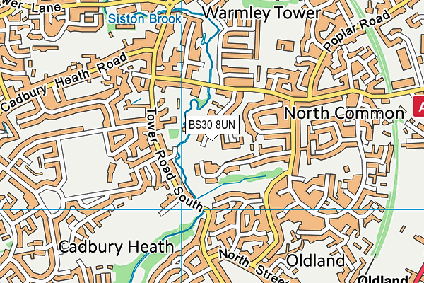 BS30 8UN map - OS VectorMap District (Ordnance Survey)