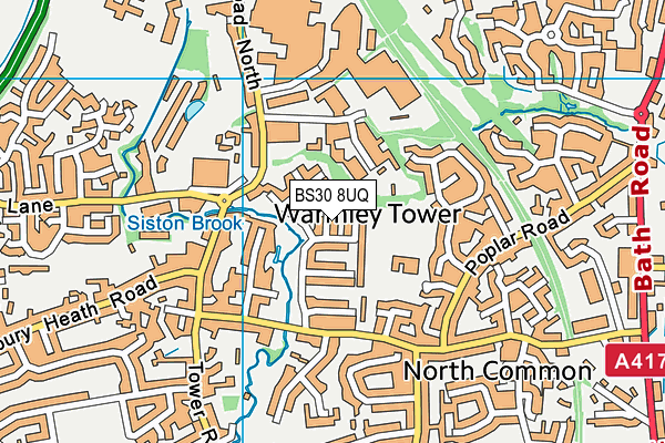 BS30 8UQ map - OS VectorMap District (Ordnance Survey)