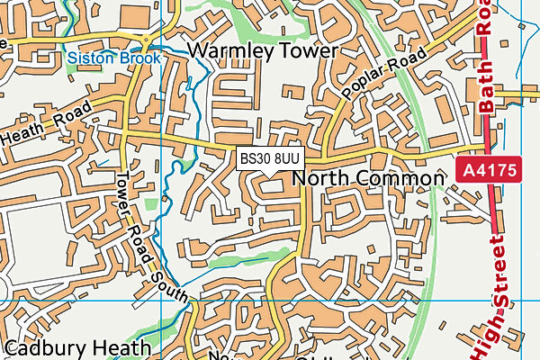 BS30 8UU map - OS VectorMap District (Ordnance Survey)