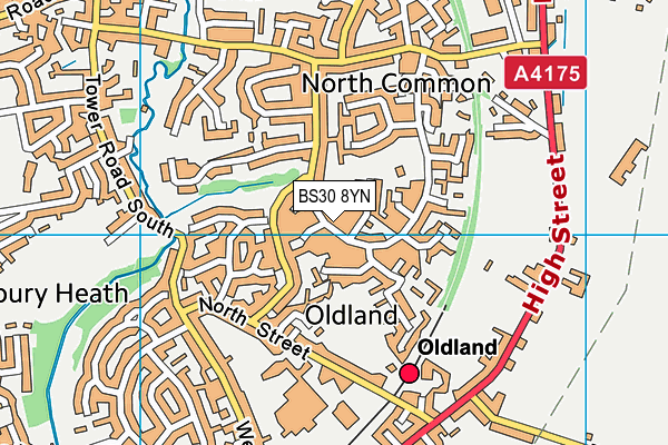 BS30 8YN map - OS VectorMap District (Ordnance Survey)