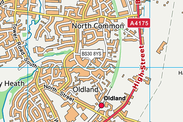 BS30 8YS map - OS VectorMap District (Ordnance Survey)