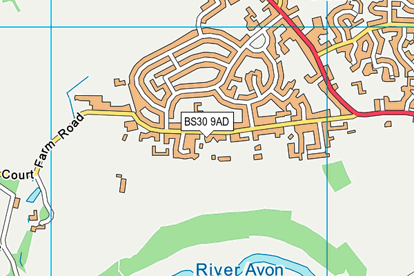 BS30 9AD map - OS VectorMap District (Ordnance Survey)