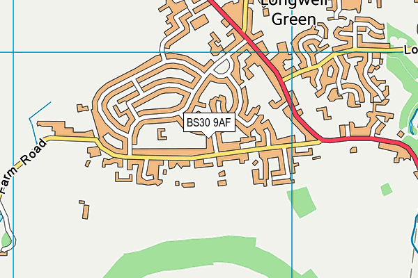 BS30 9AF map - OS VectorMap District (Ordnance Survey)