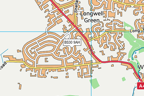 BS30 9AH map - OS VectorMap District (Ordnance Survey)