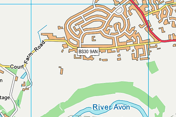 BS30 9AN map - OS VectorMap District (Ordnance Survey)