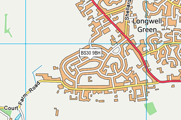 BS30 9BH map - OS VectorMap District (Ordnance Survey)