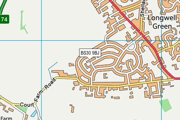 BS30 9BJ map - OS VectorMap District (Ordnance Survey)
