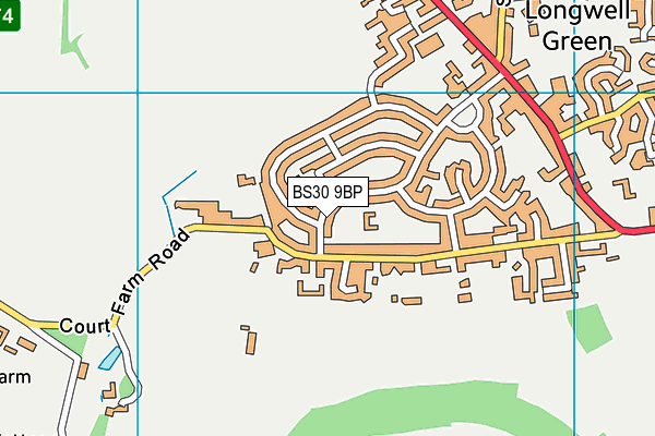 BS30 9BP map - OS VectorMap District (Ordnance Survey)
